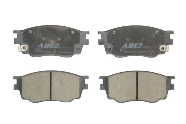 ABE C13051ABE Brake pad set Front Axle, with acoustic wear warning