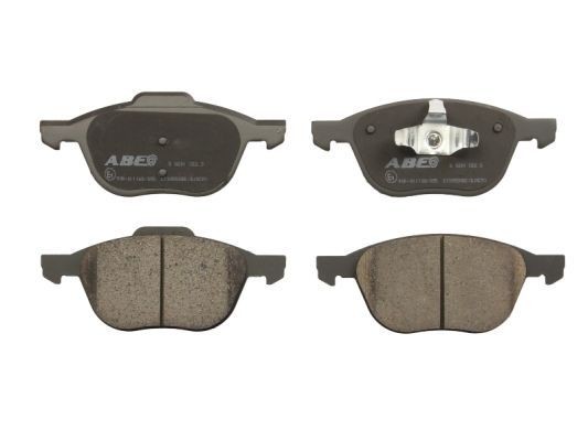 ABE C13055ABE Brake pad set Front Axle, not prepared for wear indicator