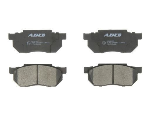 ABE C14019ABE Brake pad set Front Axle, incl. wear warning contact