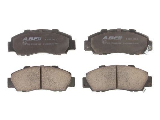 ABE C14032ABE Brake pad set Front Axle, with acoustic wear warning