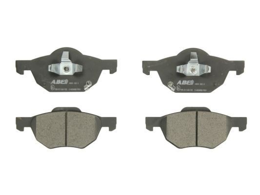 ABE C14050ABE Brake pad set Front Axle, with acoustic wear warning