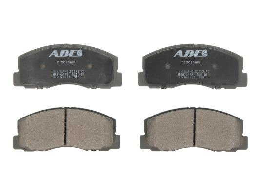 ABE C15025ABE Brake pad set Front Axle, not prepared for wear indicator