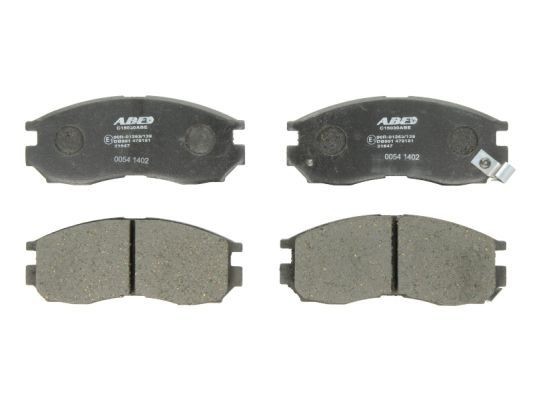 ABE C15030ABE Brake pad set Front Axle, with acoustic wear warning