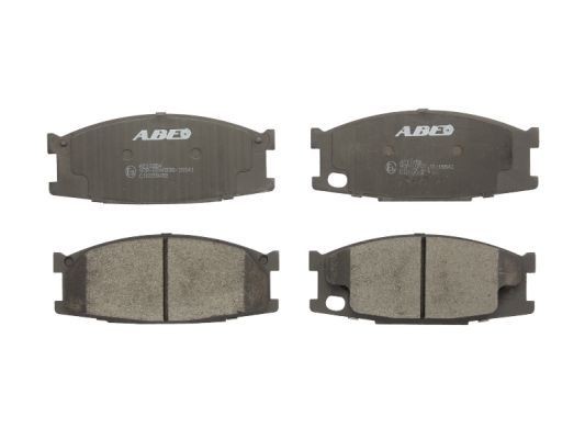 ABE Front Axle, excl. wear warning contact Height 1: 53mm, Height 2: 53,5mm, Height: 53,5mm, Width: 133,3mm, Thickness: 17,2mm Brake pads C15038ABE buy