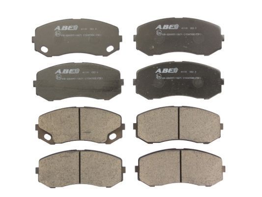 ABE Front Axle, not prepared for wear indicator Height: 59,0mm, Width: 139,1mm, Thickness: 19,5mm Brake pads C15047ABE buy