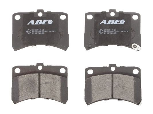 ABE C16008ABE Brake pad set Front Axle, with acoustic wear warning