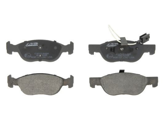 ABE C1F019ABE Brake pad set Front Axle, incl. wear warning contact
