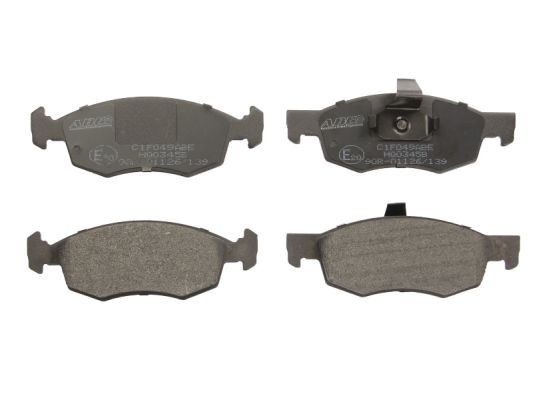 ABE C1F049ABE Brake pad set Front Axle, not prepared for wear indicator