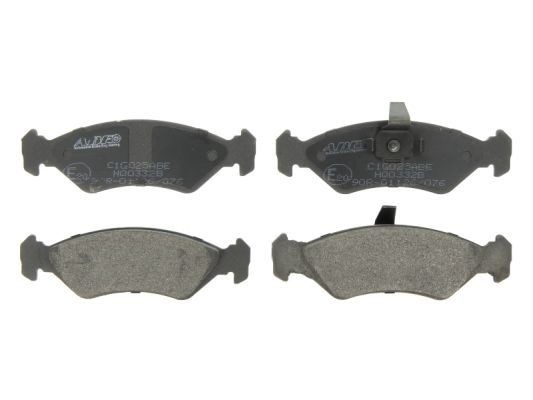 ABE C1G025ABE Brake pad set Front Axle, not prepared for wear indicator