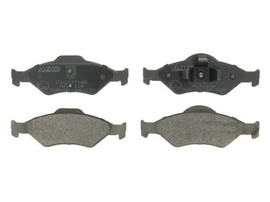 ABE C1G037ABE Brake pad set Front Axle, not prepared for wear indicator
