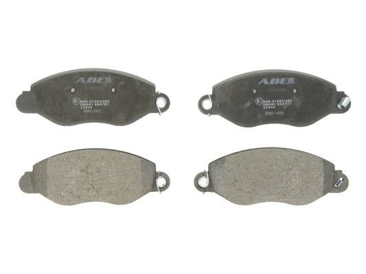 ABE C1G040ABE Brake pad set Front Axle, incl. wear warning contact