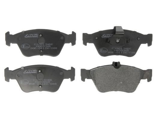 ABE C1M013ABE Brake pad set Front Axle, excl. wear warning contact