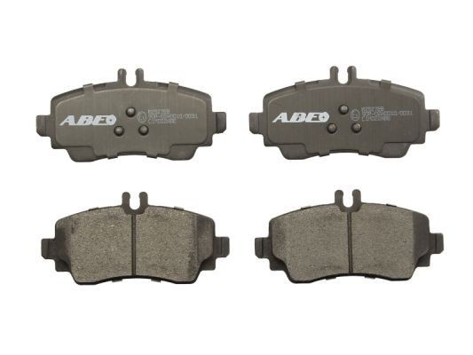 ABE C1M022ABE Brake pad set Front Axle, excl. wear warning contact