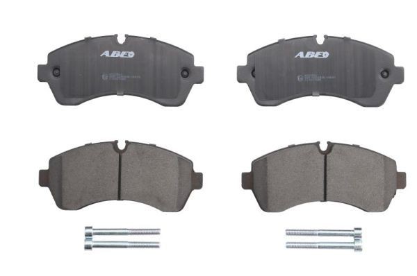 ABE C1M047ABE Brake pad set Front Axle, excl. wear warning contact