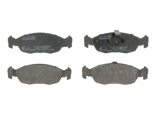ABE C1P018ABE Brake pad set Front Axle, not prepared for wear indicator