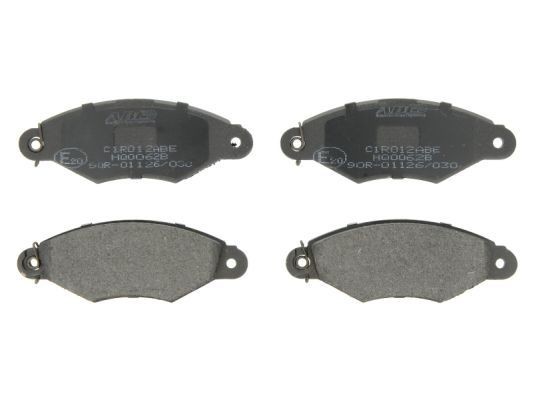 C1R012ABE ABE Brake pad set RENAULT Front Axle, excl. wear warning contact
