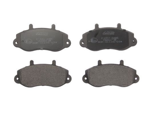 ABE C1R013ABE Brake pad set Front Axle, not prepared for wear indicator