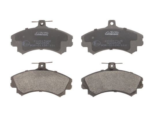 ABE C1V017ABE Brake pad set Front Axle, incl. wear warning contact