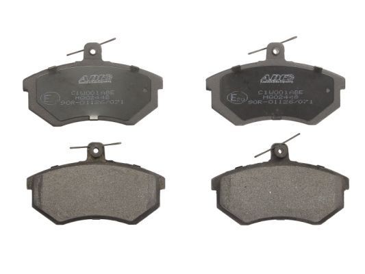 ABE C1W001ABE Brake pad set Front Axle, not prepared for wear indicator