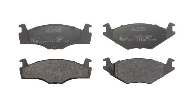 ABE C1W011ABE Brake pad set Front Axle, not prepared for wear indicator