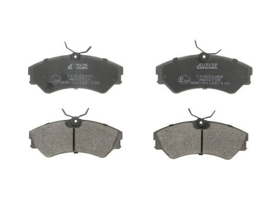 ABE C1W021ABE Brake pad set Front Axle, not prepared for wear indicator
