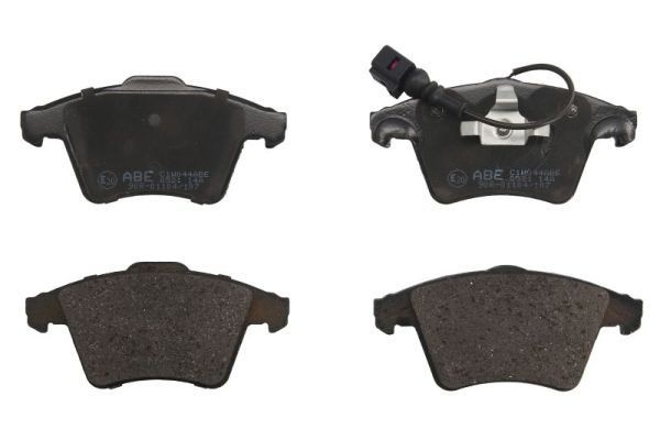 ABE C1W044ABE Brake pad set Front Axle, incl. wear warning contact