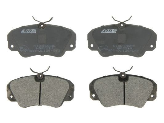 ABE C1X003ABE Brake pad set Front Axle, excl. wear warning contact