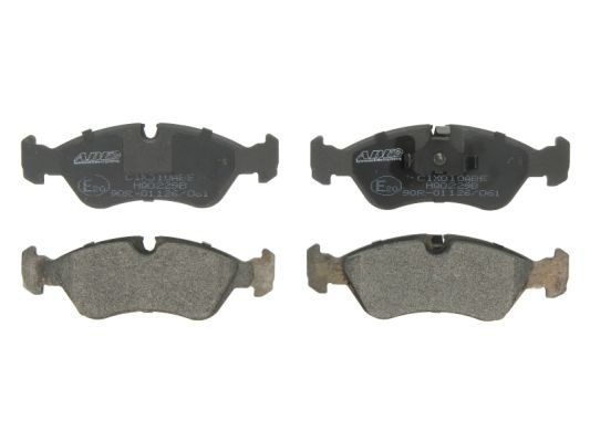 ABE C1X010ABE Brake pad set Front Axle, excl. wear warning contact