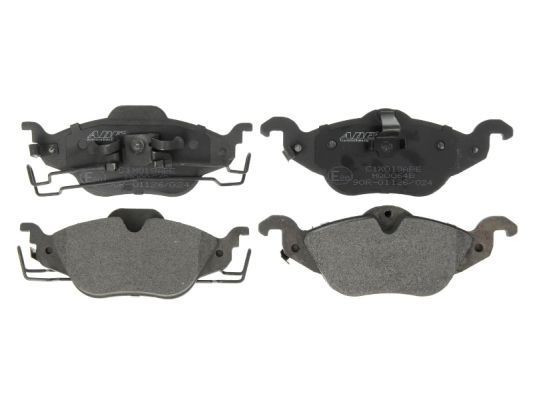 ABE C1X019ABE Brake pad set Front Axle, with acoustic wear warning
