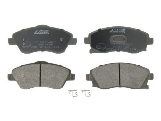 ABE C1X020ABE Brake pad set Front Axle, incl. wear warning contact
