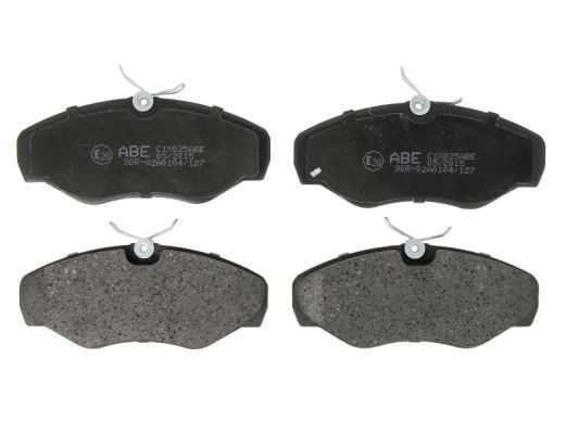 ABE Front Axle, not prepared for wear indicator Height: 62,5mm, Width: 145mm, Thickness: 18mm Brake pads C1X025ABE buy