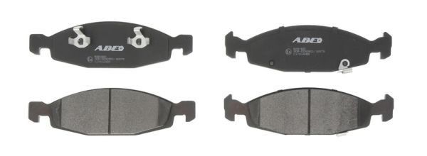 ABE C1Y014ABE Brake pad set Front Axle, incl. wear warning contact