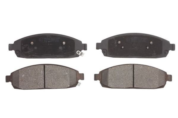 ABE C1Y026ABE Brake pad set Front Axle, incl. wear warning contact