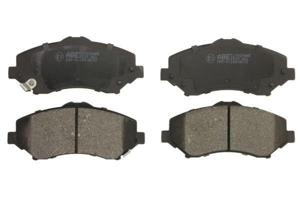 ABE C1Y029ABE Brake pad set Front Axle, with acoustic wear warning