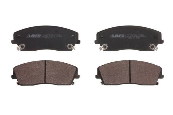 ABE C1Y037ABE Brake pad set Front Axle, with acoustic wear warning