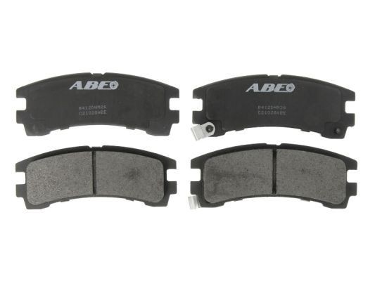 ABE C21028ABE Brake pad set Rear Axle, incl. wear warning contact