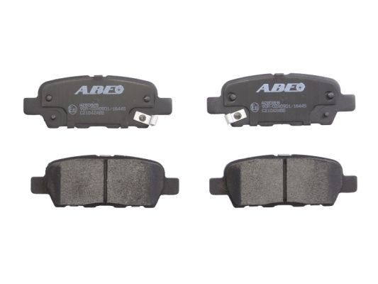 ABE C21042ABE Brake pad set Rear Axle, with acoustic wear warning