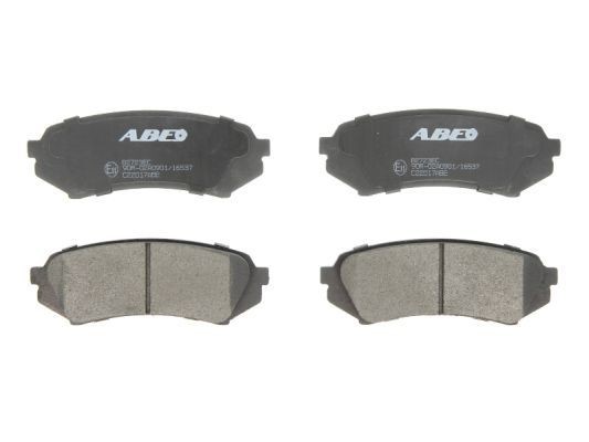 ABE C22017ABE Brake pad set Rear Axle, not prepared for wear indicator