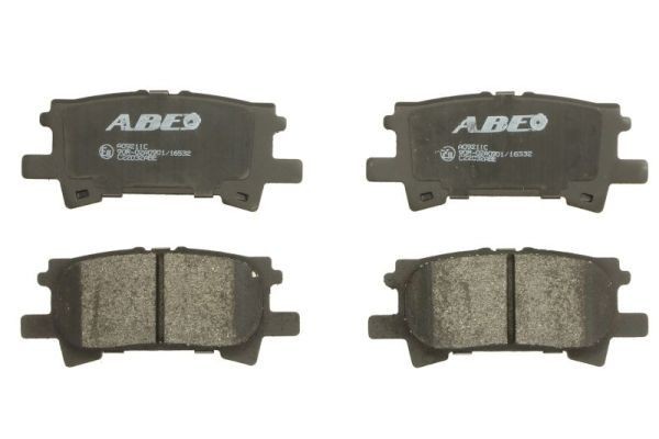 ABE C22032ABE Brake pad set Rear Axle, not prepared for wear indicator