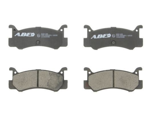 ABE C23003ABE Brake pad set Rear Axle, not prepared for wear indicator