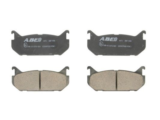 ABE C23007ABE Brake pad set Rear Axle, not prepared for wear indicator