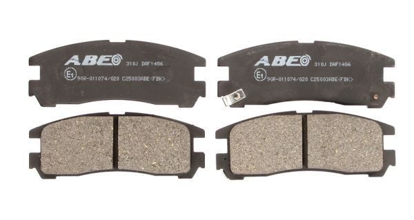 ABE Rear Axle, incl. wear warning contact Height: 41mm, Width: 107,8mm, Thickness: 15,5mm Brake pads C25003ABE buy