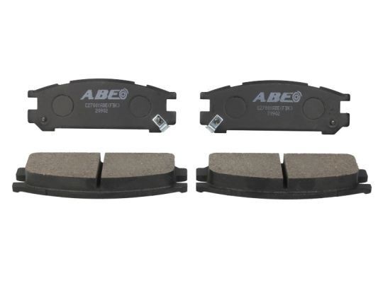 ABE C27001ABE Brake pad set Rear Axle, incl. wear warning contact
