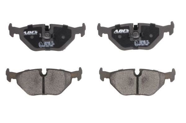 ABE Rear Axle, excl. wear warning contact Height: 44,9mm, Width: 123,1mm, Thickness: 17mm Brake pads C2B006ABE buy