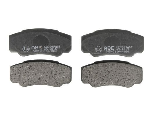 ABE Rear Axle, not prepared for wear indicator Height: 50mm, Width: 109,7mm, Thickness: 20mm Brake pads C2C009ABE buy