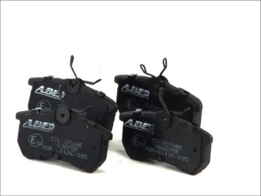 ABE C2G007ABE Brake pad set Rear Axle, not prepared for wear indicator