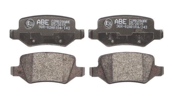 ABE C2M029ABE Brake pad set Rear Axle, not prepared for wear indicator