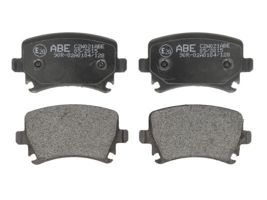 ABE C2W021ABE Brake pad set Rear Axle, excl. wear warning contact