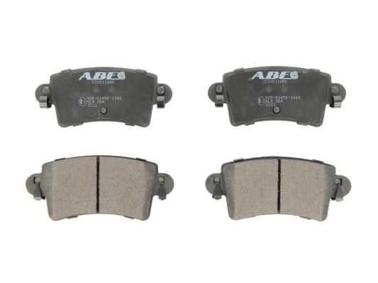 ABE C2X011ABE Brake pad set Rear Axle, not prepared for wear indicator