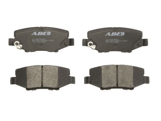 ABE C2Y013ABE Brake pad set Rear Axle, with acoustic wear warning
